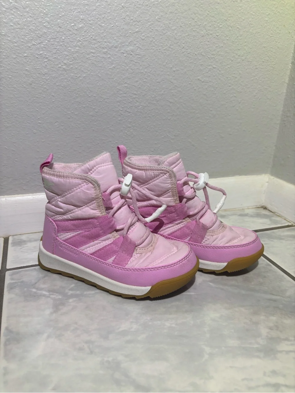 Sorel Whitney Kids Pink Snow Boots